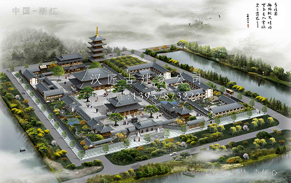 古建寺院规划设计的传统材料与现代技术