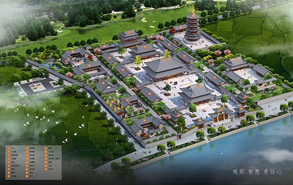 探索城市生态廊道与寺院规划设计的融合之道